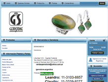 Tablet Screenshot of gemstoneargentina.com.ar